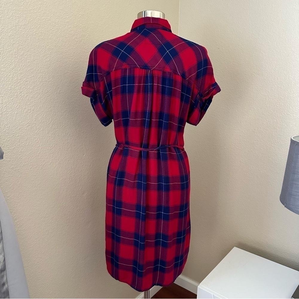 Rails Haley Flannel Plaid In Ruby And Navy Check … - image 6